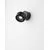 Spot mobil LED Nova Luce Universal, 13W, 3000K, D100 mm, negru