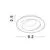 Spot mobil Nova Luce Redo, 1xGU10, D92 mm, alb, incastrat