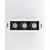Spot fix LED Nova Luce Sorel, 21W, 3000K, L155 mm, alb-negru, incastrat