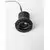 Spot mobil LED Nova Luce Tif Lens, 2W, 3000K, D60 mm, negru, incastrat