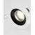 Spot mobil Nova Luce Cedi, 1xGU10, D100 mm, alb-negru, incastrat