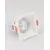 Spot fix Nova Luce Staf, 1xGU10, 75x75 mm, alb, incastrat