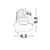 Spot fix LED Nova Luce Petit, 9W, 3000K, D62 mm, negru, incastrat, IP42