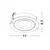Spot mobil Nova Luce Enzo, 1xGU10, D110 mm, negru, incastrat