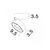 Spot mobil LED Nova Luce Cotto, 20W, 3000K, D95 mm, auriu-negru