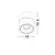 Spot mobil LED Nova Luce Universal, 13W, 3000K, D100 mm, negru