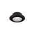 Spot fix Nova Luce Tex, 1xGU10, D93 mm, negru, incastrat, IP44