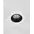 Spot mobil Nova Luce Cedi, 1xGU10, D100 mm, alb-negru, incastrat