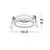 Spot mobil Nova Luce Enzo, 1xGU10, D105 mm, alb, incastrat