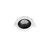 Spot mobil Nova Luce Cedi, 1xGU10, D100 mm, alb-negru, incastrat