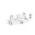 Spot fix Nova Luce Staf, 2xGU10, alb, incastrat