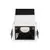 Spot fix LED Nova Luce Sorel, 7W, 3000K, L62 mm, alb-negru, incastrat