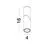 Spot mobil LED Nova Luce Boston, 6W, 3000K, D40 mm, negru