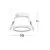 Spot fix LED Nova Luce Carpo, 10W, 3000K, D100 mm, negru, incastrat