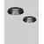 Rama spot fix Nova Luce Mea, 1xGU10, negru, incastrat, 62221