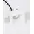 Spot fix Nova Luce Cosimo, 1xGU10, 95x95 mm, alb, incastrat, trimless