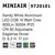 Spot mobil LED Nova Luce Miniair, 10W, 3000K, D62 mm, alb