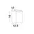 Aplica Nova Luce Sandro, 1xG9, alb, 9164923