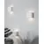 Aplica Nova Luce Sandro, 1xG9, 125x125x70 mm, alb, IP20