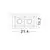 Spot fix Nova Luce Inset, 2xGU10, 214x117 mm, alb, incastrat, trimless