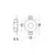 Spot fix Nova Luce Gol, 1xGU10, 12x12 cm, alb, incastrat, IP20