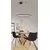 Pendul LED AZzardo Halo Pendant 150, 90W, negru, dimabil, telecomanda