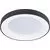 Plafoniera LED AZzardo Santana, 50W, negru nisipiu, dimabil, telecomanda
