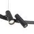 Pendul LED Maytoni Satellite, 42W, 3000K, negru