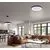 Plafoniera LED AZzardo Santana, 50W, negru nisipiu, dimabil, telecomanda