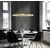 Pendul LED AZzardo Halo Pendant 120, 60W, auriu, dimabil, telecomanda