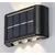 Aplica solara LED Rabalux Kangton, 1.2W, negru, senzor crepuscular