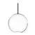 Abajur Nowodvorski Cameleon Sphere, E27/G9, negru-transparent