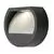 Aplica solar LED Rabalux Narmada, 0.5W, alb-negru, senzor crepuscular