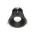 Spot fix LED Maytoni Zoom, 12W, 3000K, TRIAC, incastrat, anti-glare, negru