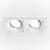 Spot mobil Maytoni Dot, 2xGU10, incastrat, anti-glare, alb