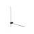 Aplica LED Maytoni Pars, 12W, 3000K, forma L, auriu-negru