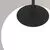 Pendul LED Maytoni Luna, 5W, 3000K, Ø 100, negru