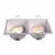 Spot mobil Maytoni Dot, 2xGU10, incastrat, anti-glare, alb