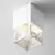 Spot fix LED Maytoni Alfa LED, 12W, 3000K, TRIAC, patrat, alb