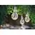Lampa decorativa suspendata Globo Lighting Solar, 0.3W, transparent, IP44