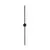 Aplica LED Nova Luce Aden, 15W, 3000K, baza rotunda, negru nisipiu, IP44
