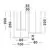 Pendul LED Nova Luce Motif, 124W, alb nisipiu, dimabil, telecomanda