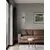 Aplica LED Nova Luce Aden, 10W, 3000K, H60 cm, baza rotunda, negru