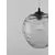 Pendul Nova Luce Evleen, 1xE27, abajur mare,gri-negru