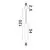 Pendul Nova Luce Gustave, 1xG9, fumuriu-negru