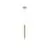 Pendul Nova Luce Norway, 1xE27, H35, auriu