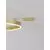 Plafoniera LED Nova Luce Motif, 60W, bronz, dimabil