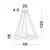 Pendul LED Nova Luce Jinal, 27W, negru, dimabil