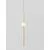 Pendul LED Nova Luce Acrobat, 19W, 3000K, 1130 lumeni, H1 720 mm, Hmax 1200 mm, alb, auriu