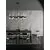 Pendul Nova Luce Century, 20xG9, alb opal-negru mat